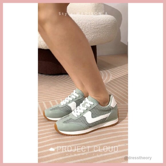 Lightweight Memory Foam Sneakers for Women - Non-Slip Lace-Up Shoes - Picture 7 of 7